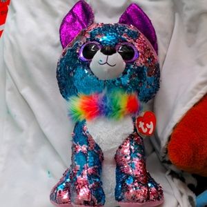 Flippy sequin giant ty Chihuahua plush